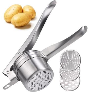 Imagem de Espremedor de batatas Zorgons em aço inoxidável de 450 ml