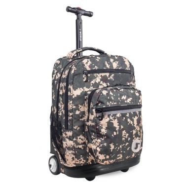 Imagem de Mochila com rodinhas J World Sundance 20 com capa para laptop verde