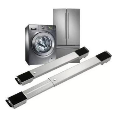 Imagem de 5X Base Suporte Com Rodinhas Geladeira, Fogão Maquina De Lav