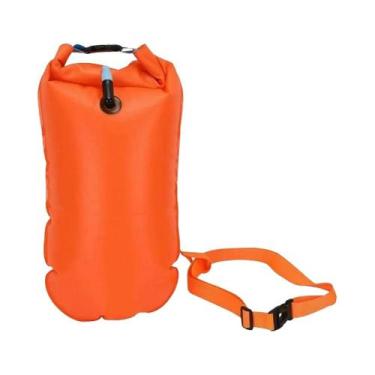 Imagem de Bóia de Natação Inflável com Saco Seco e Cinto - Flutuador de Reboque 