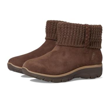 Imagem de Skechers Bota feminina fácil de vestir e aconchegante Lovin Hands Free Slip-ins, Chocolate, 35