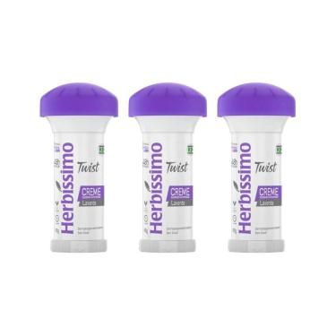 Imagem de Desodorante Herbissimo Stick Creme Lavanda 45G - Kit Com 3Un