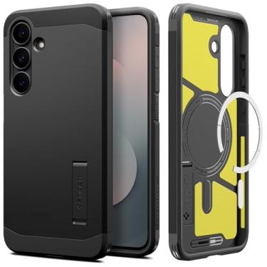 Imagem de Spigen Capa para Galaxy S25 FE, Tough Armor MagFit (2025) [Proteção de nível militar] - Preta