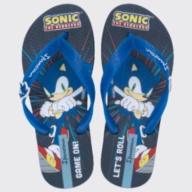 Imagem de Chinelo de Dedo Infantil Meninos Ipanema Sonic Lets 27412-Masculino