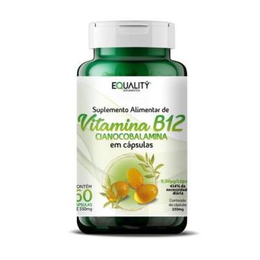 Imagem de Vitamina B12 350mg Pote 60 Cápsulas em Softgel - Equality Suplementos