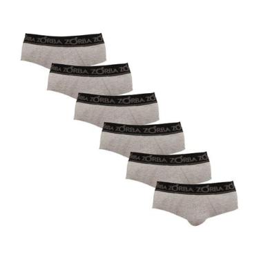 Imagem de Kit 6 Cuecas Zorba Slip Comfort 674 Mescla - G, Mescla, G