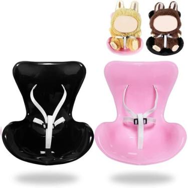 Imagem de Assento de carro Doll CZZLYJ para bonecas de 17 cm com decoração de ve