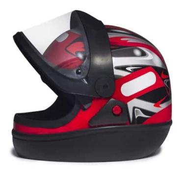 Imagem de Capacete taurus san marino grafic automatico preto nbr 7471, 58