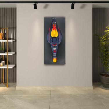 Imagem de Quadro 3D Carenagem Carro Fórmula 1 Cockpit RB18 Max Verstappen 2022 G53 - Gran Belo