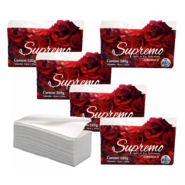 Imagem de Papel Toalha 5000 Fls Interfolha Branco 100% Virgem Supremo