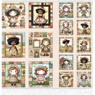 Imagem de Tecido Tricoline Digtial Fernando Maluhy Painel de Boneca 50 x 150 cm