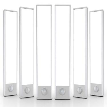Imagem de Under Cabinet Lights EVERDOSS, pacote com 6 LED sem fio de 14"