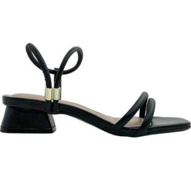 Imagem de Sandália Feminina Casual Dia a Dia Passeio Trabalho Salto Baixo Conforto Beira Rio 8540.103-Feminino