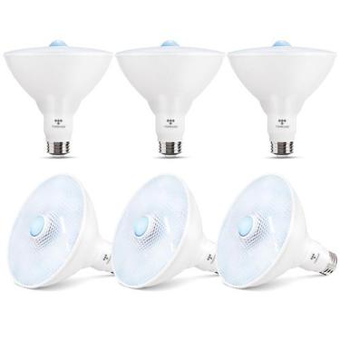 Imagem de Lâmpadas LED, sensor de movimento Torkase PAR38, 20W, 2000LM, pacote c