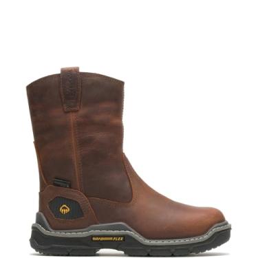 Imagem de Wolverine Bota masculina Raider Durashocks isolada 25,4 cm com bico composto, Amendoim, 11 X-Wide