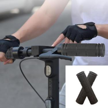 Imagem de 2 Pegadores de alça de bicicleta, punhos de guidão de bicicleta de borracha antiderrapantes, aderência de bicicleta de substituição especializada, para bicicleta de montanha dobrável Beach Cruiser