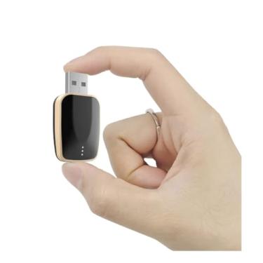 Imagem de Adaptador de carro sem fio para CarPlay - Conversão instantânea de multimídia com fio para sem fio, Plug & Play, design mini estável, compatível com iPhone iOS 10+ e veículos com CarPlay com fio