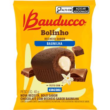 Imagem de Bolinho Bauducco Chocolate Recheio Baunilha 40g