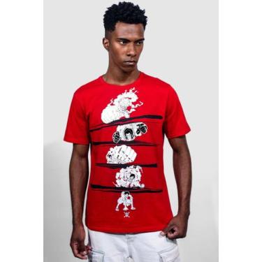 Imagem de Camiseta One Piece Luffy Gear - Piticas, 14, Vermelho, Unissex