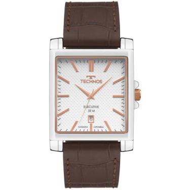 Imagem de Relógio Technos Masculino Executive Prata - 2115UBW/0K