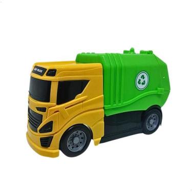 Imagem de Caminhão de Lixo Brinquedo infantil Coletor Lixo Reciclagem - Bs Toys