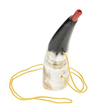 Imagem de Toddmomy Chifres de torcida brinquedo trompete viking artesanato ao ar livre portátil trompetes naturais meninos e meninas brinquedos aleatórios