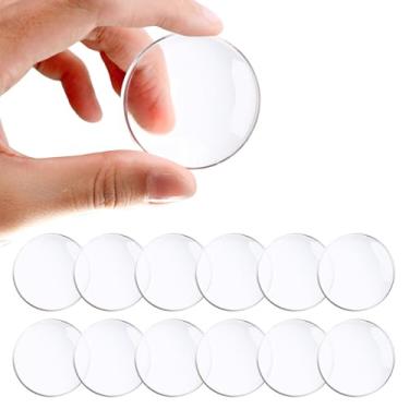 Imagem de Batentes de porta para parede, Etybetopstar 12 peças, autoadesivo, protetor de parede, silencioso, absorvente de choque para casa, escritório, protetores de parede de maçanetas (5 cm, transparente)