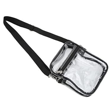 Imagem de Acouto Bolsa Transparente Aprovada para o Estádio Bolsa Mensageiro Transparente Aprovada para o Estádio de Ombro Em PVC para Trabalho Roupas, Sapatos e Joias/Mulheres/e Carteiras / (Pequeno)