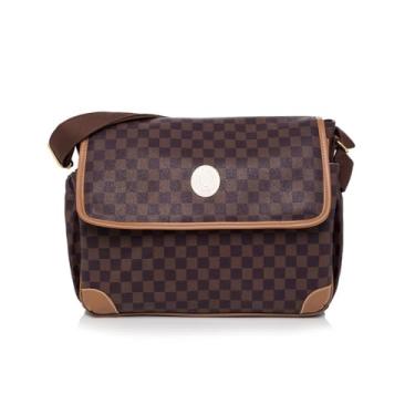 Imagem de Bolsa Maternidade Lequiqui Harrods Lateral - Marrom