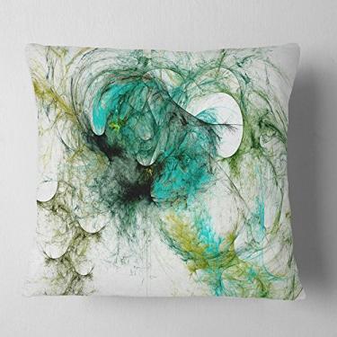 Imagem de Design Fractal Digital Paint Pattern Sala de estar, sofá, almofada de alta qualidade + capa de almofada impressa em ambos os lados 66 cm x 66 cm