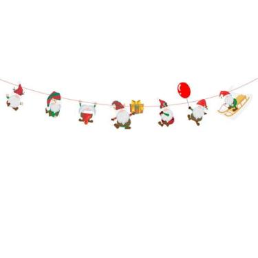 Imagem de Decorações de banners de Natal, faixa fofa de Feliz Natal, decorações de festa de Natal para ambientes internos e externos, guirlanda de fundo para pendurar no exterior, lembrancinhas de festa