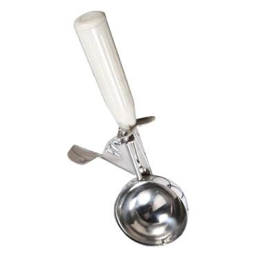 Imagem de Generic Colher de Sorvete Conveniente Com Alça de Plástico Antiderrapante para Servir Sobremesas de Forma Rápida e Fácil (6,8cm)