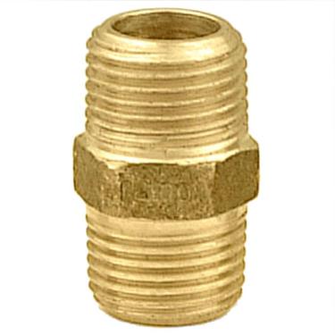 Imagem de Niple Duplo De Latão M3-4""xm3-4"" - 02.9.42.0019.02 - Ramo Niple Duplo De Latão M3-4"xm3-4" - 02.9.42.0019.02 - Ramo