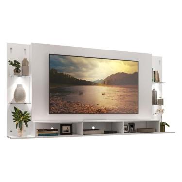Imagem de Painel Tv 65" Com 2 Leds Vegas Premium Multimóveis V3675 Branco Branco
