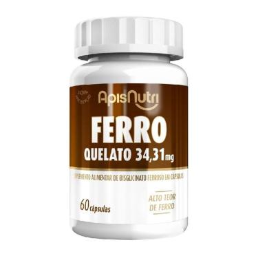 Imagem de Ferro Quelato 34,31mg 60 Caps