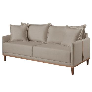 Imagem de Sofá Argus 2m Linho Cor Linho Bege