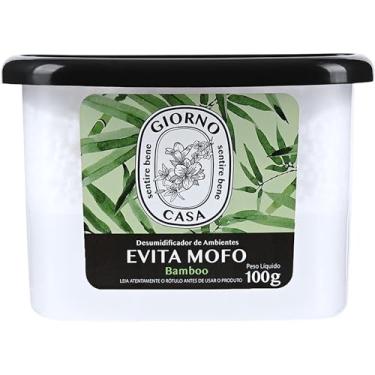 Imagem de Evita Mofo Absorventes de Umidade (desumidificador), Bamboo, Giorno Casa, 100 g, Verde
