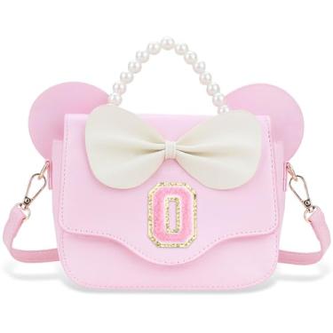Imagem de Luchike Presentes de aniversário para meninas – Bolsa tiracolo infantil para princesas, presentes de Natal, Rosa - P