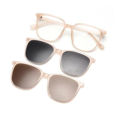 Imagem de VFDHN Óculos de Sol Polarizados Magnéticos Femininos TR90 UV400 Clip-on Fashion para Dirigir, Masculino e Feminino (5)