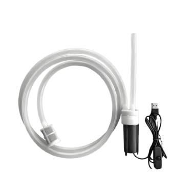 Imagem de BLWOTMOR Bomba Elétrica de Sifão Autoescorvante, USB, Potente, Multifuncional E Silenciosa para Transferência de água em Equipamentos Domésticos de Fabricação, tubo de 250 cm, Tamanho real