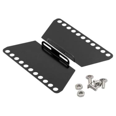 Imagem de KiBcsLic Placa lateral de metal, carro RC 99S 99S2, peças de modificação para carro RC MN78 D90, protetor de borda de metal, Preto