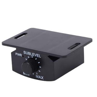 Imagem de Asixxsix Botão de Controle de Graves Universal, Controlador de Volume de Subwoofer de 6 Pinos Com Cabo de Extensão de 13 Pés, Compatível Com a Maioria Dos Amplificadores de Carro