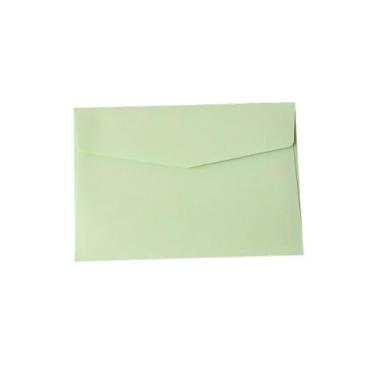 Imagem de Envelopes coloridos doces 10 peças em branco avançados DIY cartões comemorativos coloridos grandes envelopes para dinheiro mini embalagem (verde)