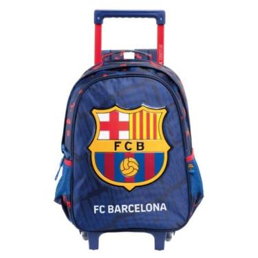 Imagem de Mochila Escolar Rodas Alças Time Barcelona 16638 Original - Xeryus