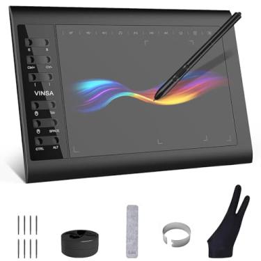 Imagem de FINYQBET Mesa Digitalizadora 10x6 Polegadas, Tablet Digital com 8192 Níveis de Pressão, Caneta Sem Bateria, Compatível com Windows/Android/Mac para Desenho Digital, Ensino Online e Animação