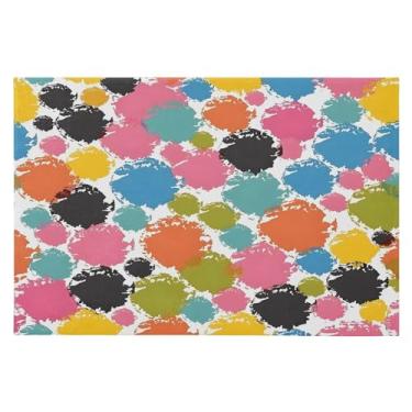 Imagem de CEBUGI Tapete de área 60 x 90 cm macio lavável tapete antiderrapante com suporte de borracha tapetes de área de impressão animal para sala de estar, quarto, decoração de casa