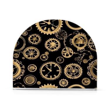 Imagem de xigua Porta-guardanapos de acrílico, porta-guardanapos de relógio para mesas cozinha restaurante decoração de casa, suporte decorativo moderno para papel de jantar guardanapos de coquetel 415