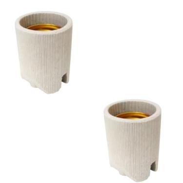 Imagem de Bocal Soquete de Porcelana Borne Embutido E27 | Utilimix | 02 un