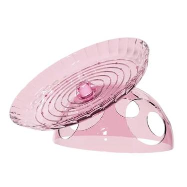Imagem de Generic Roda de Exercícios para Hamster, Brinquedo Decorativo e Enriquecedor para Gaiola, Suprimentos para Animais de Estimação, Disco Giratório Redondo e, Rosa