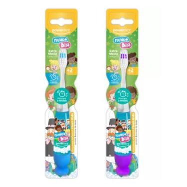 Imagem de Escova de Dente Infantil para criança com luz Mundo Bita (2717) - powe